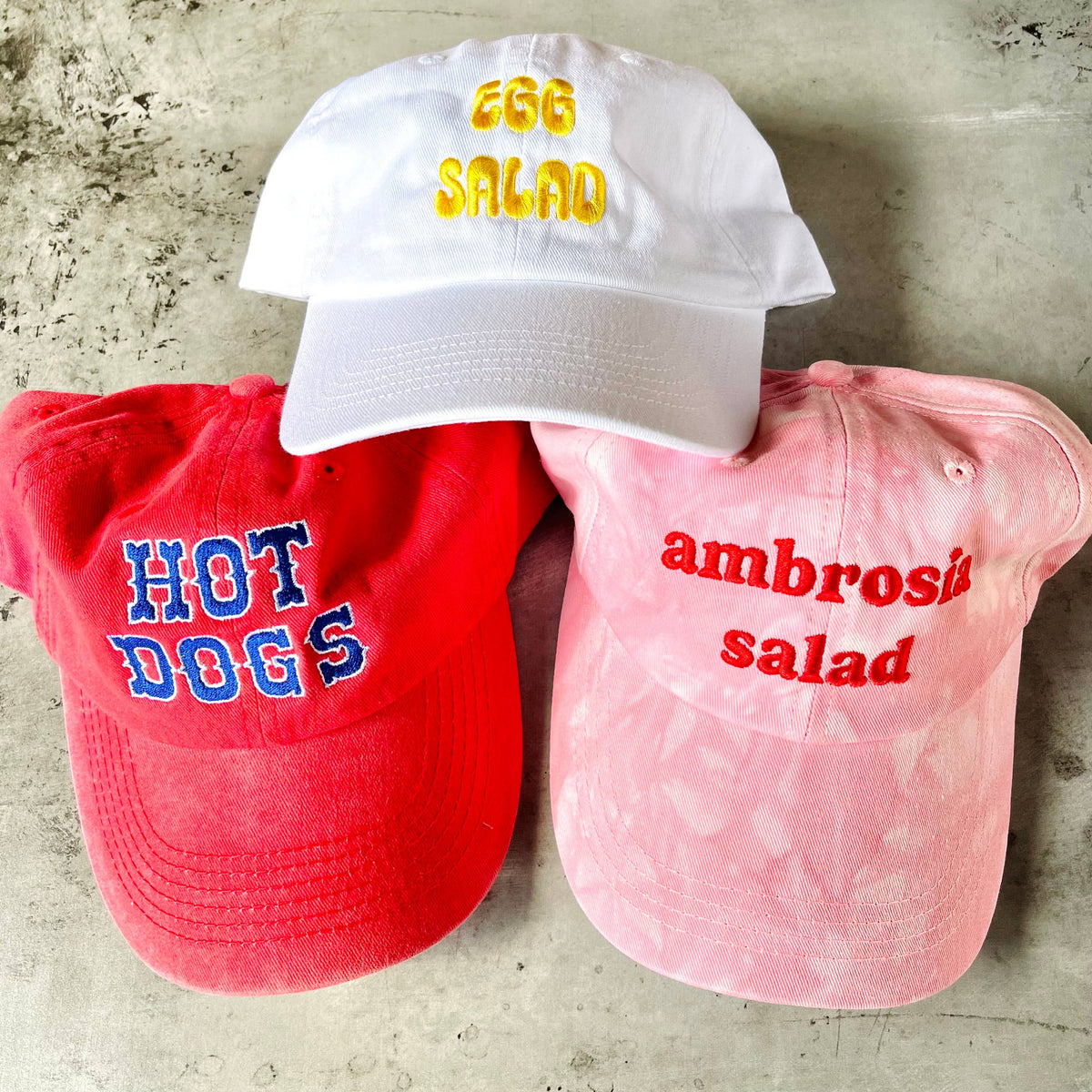 The Silver Spider - Ambrosia Salad Baseball Cap Unisex Dad Hat gifts deli retro