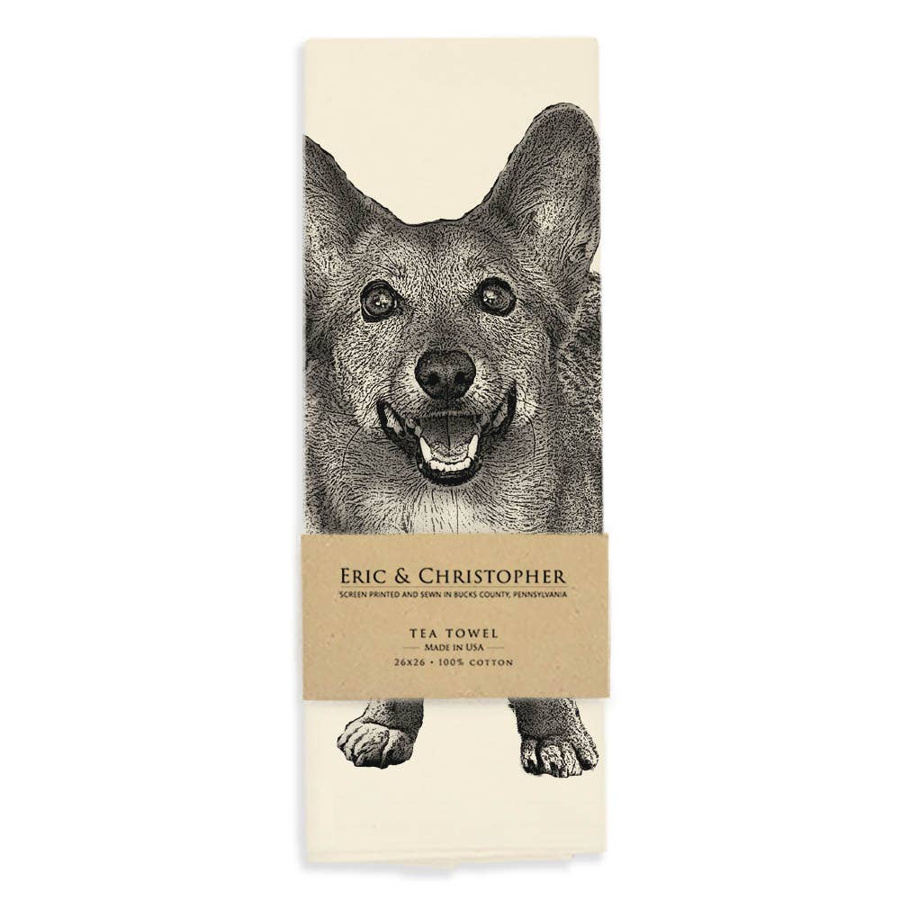 Eric & Christopher - Corgi Tea Towel