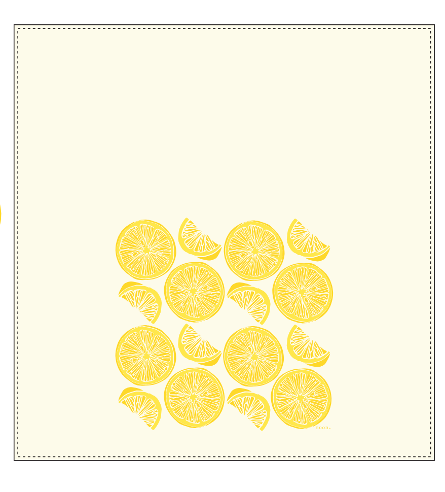noon designs - Lemon Tea Towel