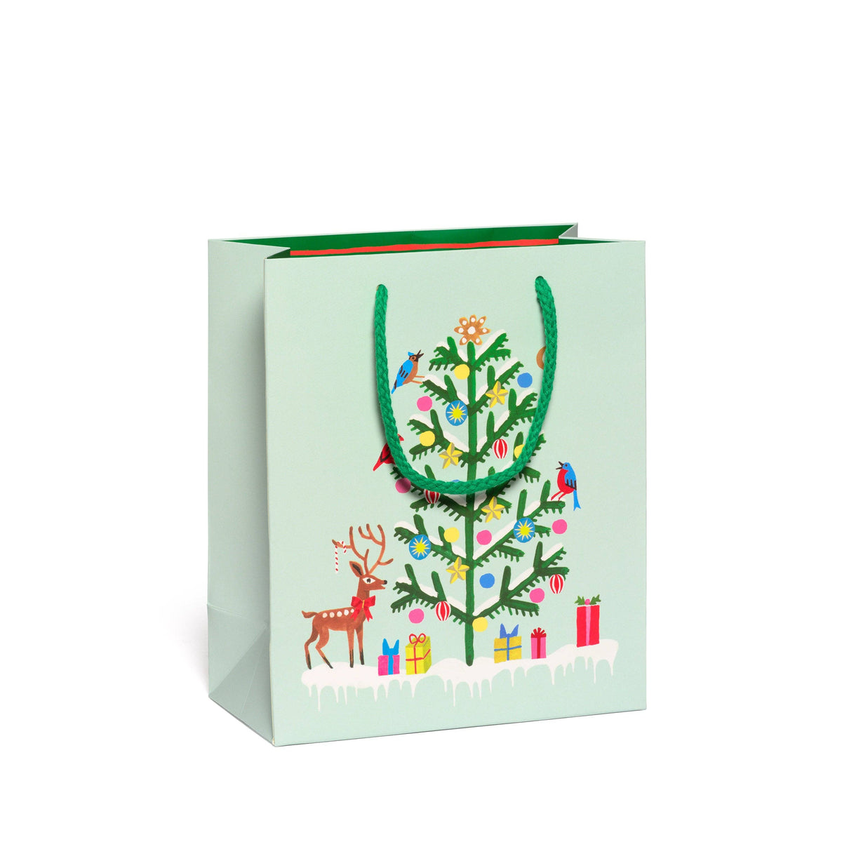 Red Cap Cards - Christmas Critters medium gift bag