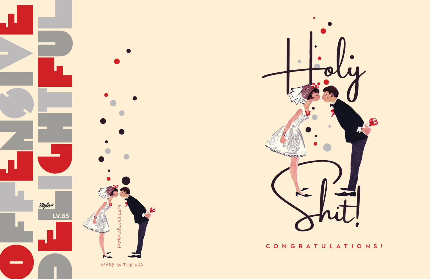 offensivedelightful - HOLY SHIT! wedding card