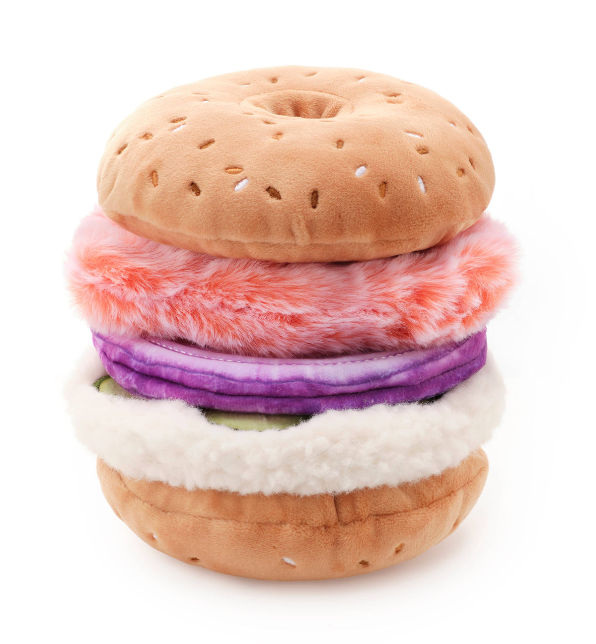 The Foggy Dog - Bagel and Lox Interactive Snuffle Dog Toy