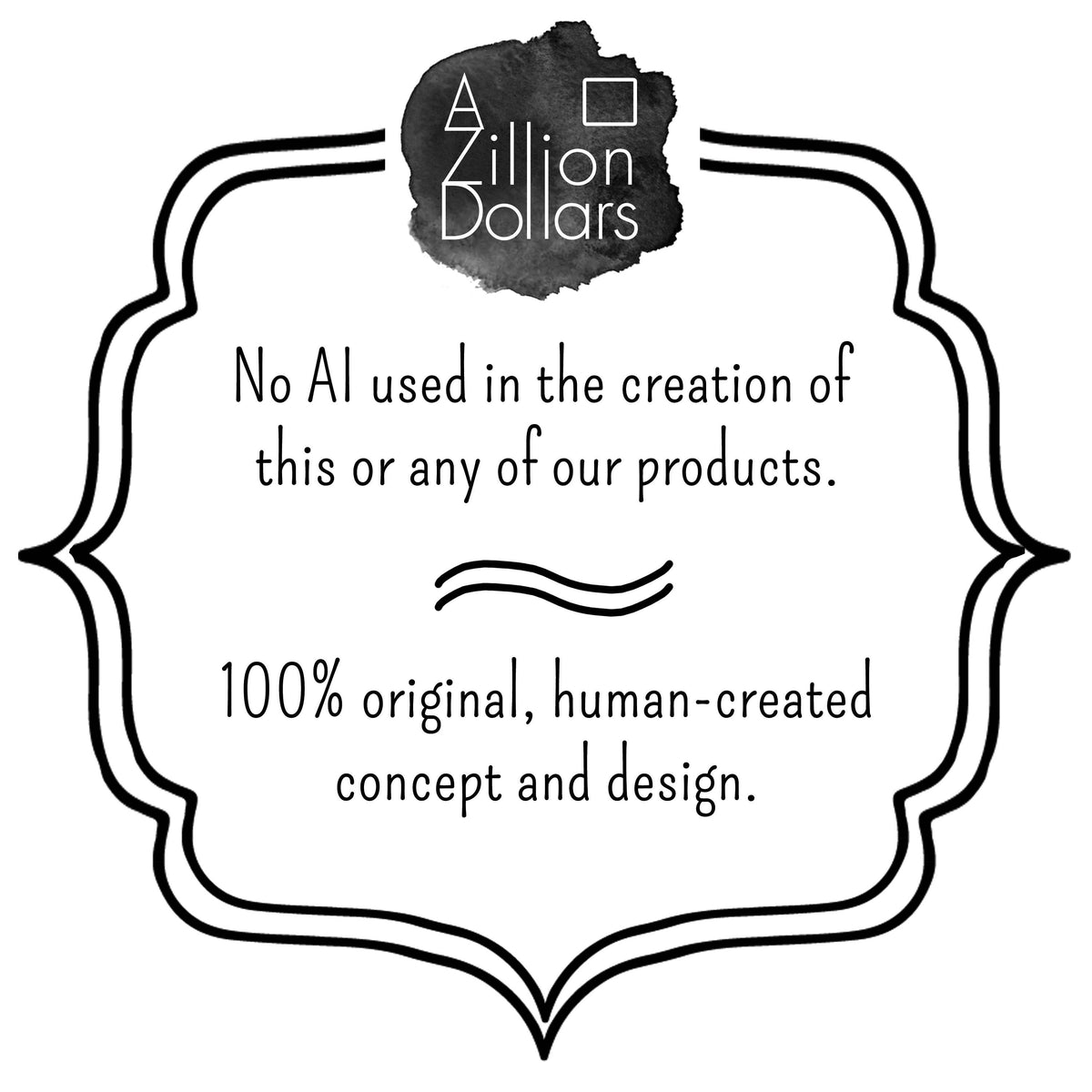 A Zillion Dollars - Serene Floral Vintage Style Thank You