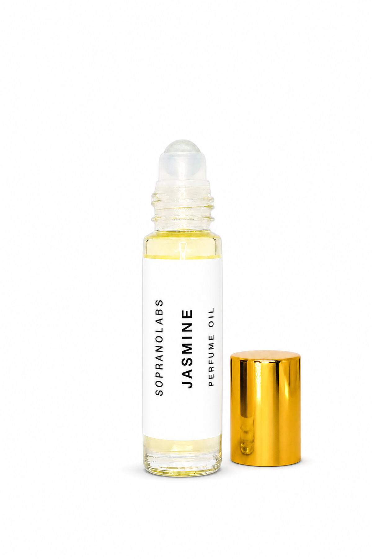 SopranoLabs - JASMINE Vegan Perfume Oil. Gift for her. 10 ml roll on.