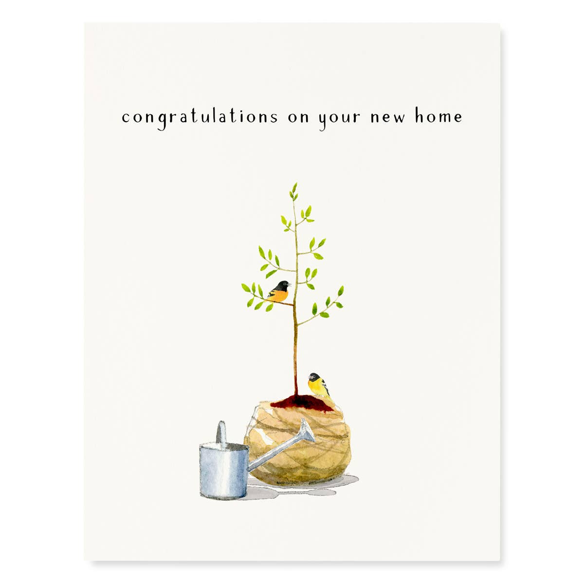 Felix Doolittle - Taking Root - New Home Greeting Cards - Tree