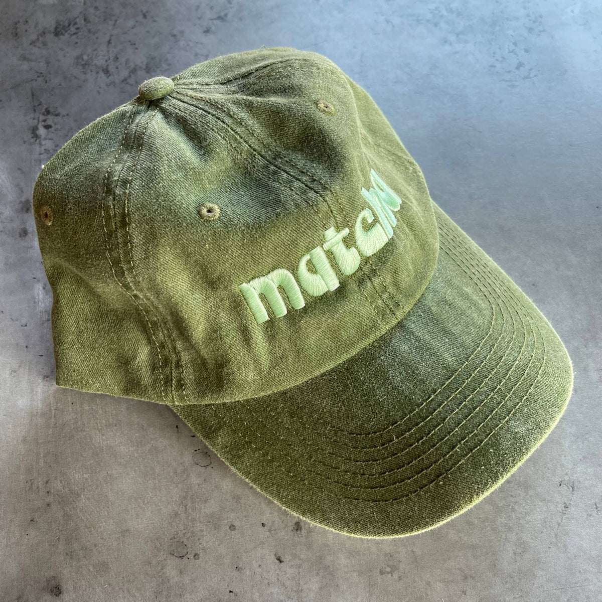 The Silver Spider - Matcha Baseball Cap Dad Hat foodie Chef restaurant