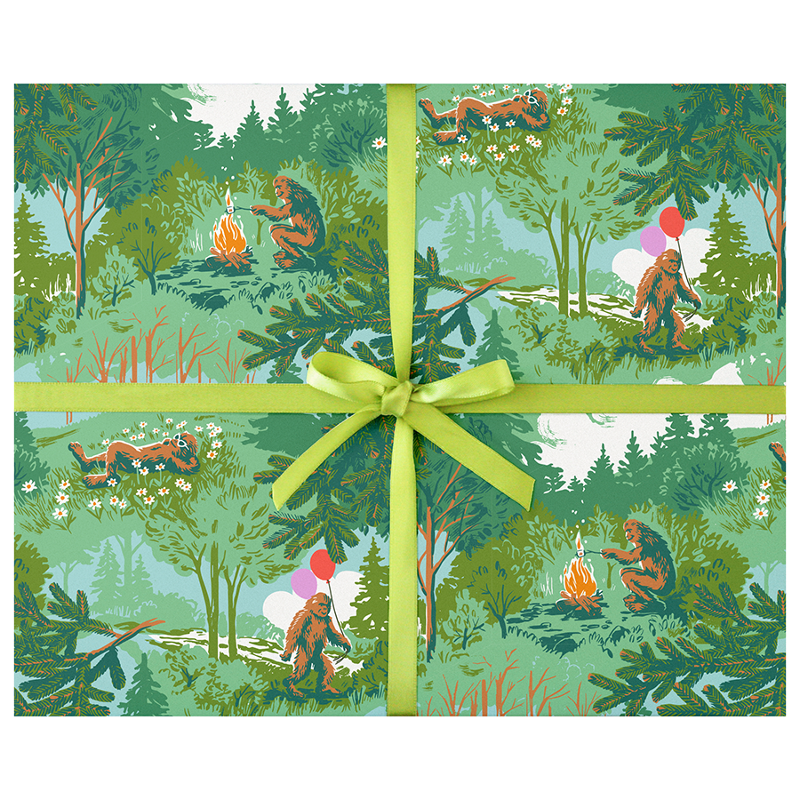 Smudge Ink - Sasquatch Gift Wrap