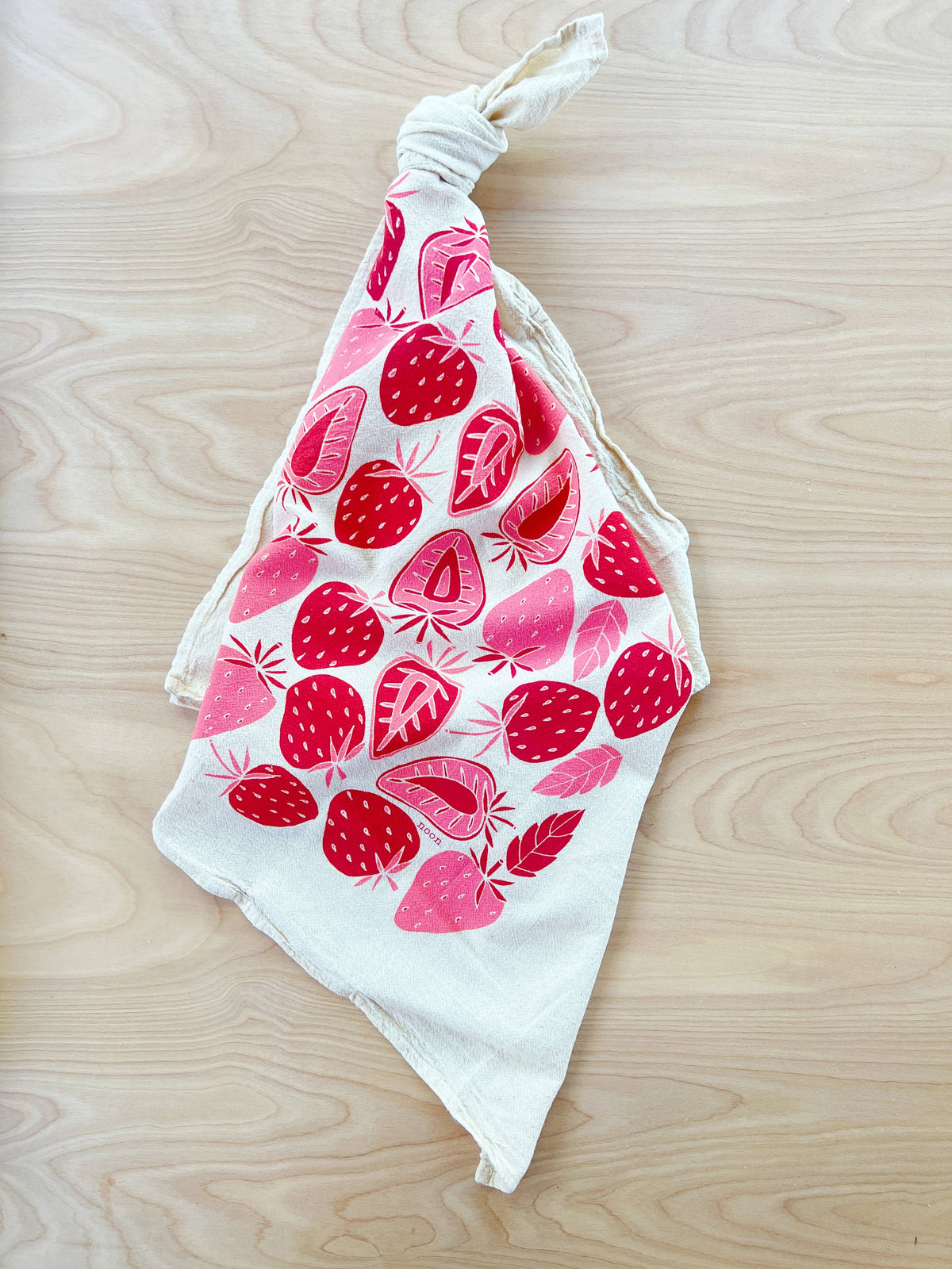 noon designs - Strawberries Tea Towel