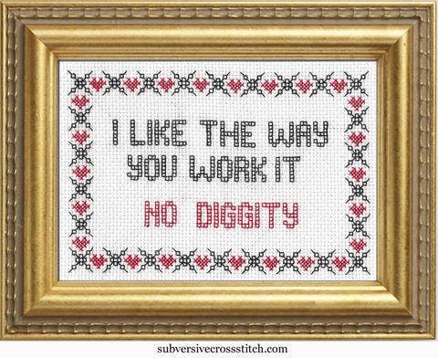 Subversive Cross Stitch - I Like The Way You Work It