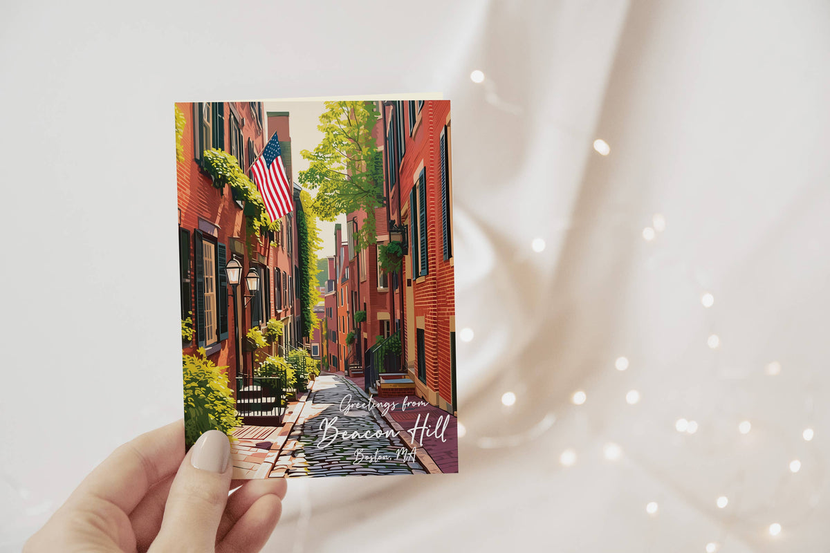 anyangART Studio - Boston Greeting Card | Beacon Hill