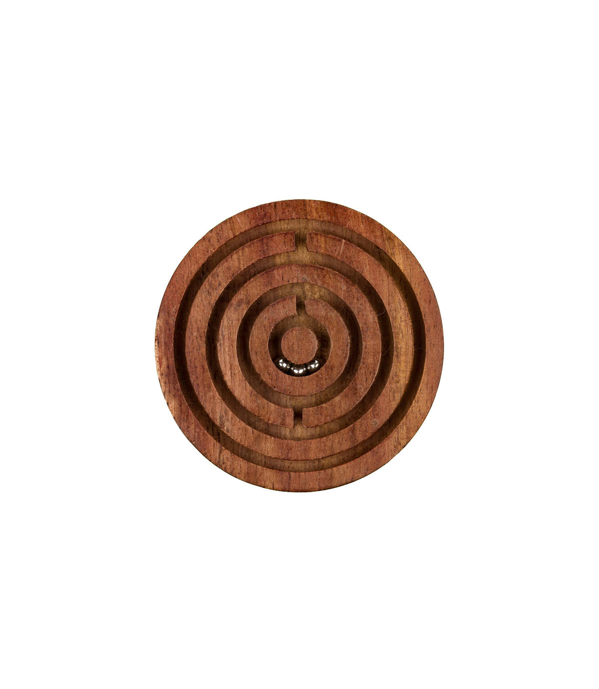 Matr Boomie Fair Trade - Mini Labyrinth Game - Hand Carved Wood