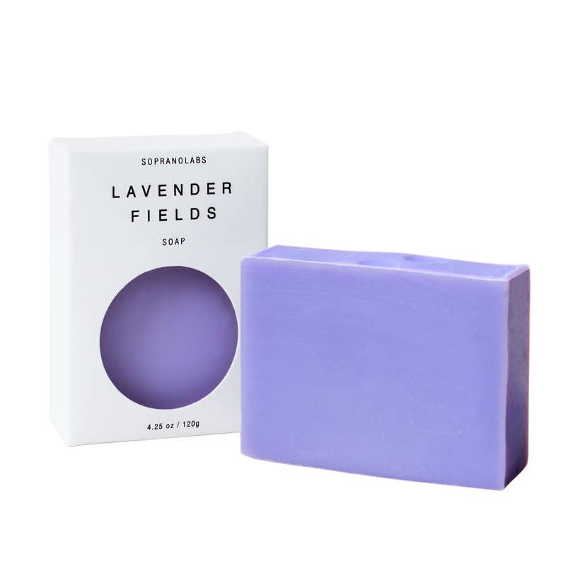 SopranoLabs - Lavender Fields Vegan Soap. Gift for her/him