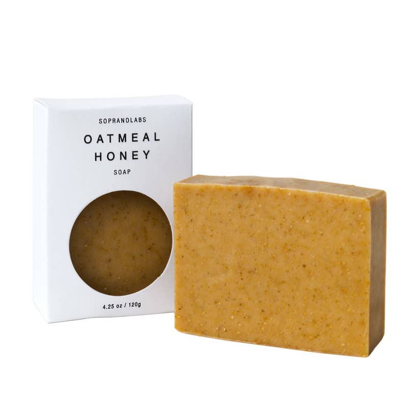SopranoLabs - Oatmeal Honey Soap. SPA  Gift for her/him