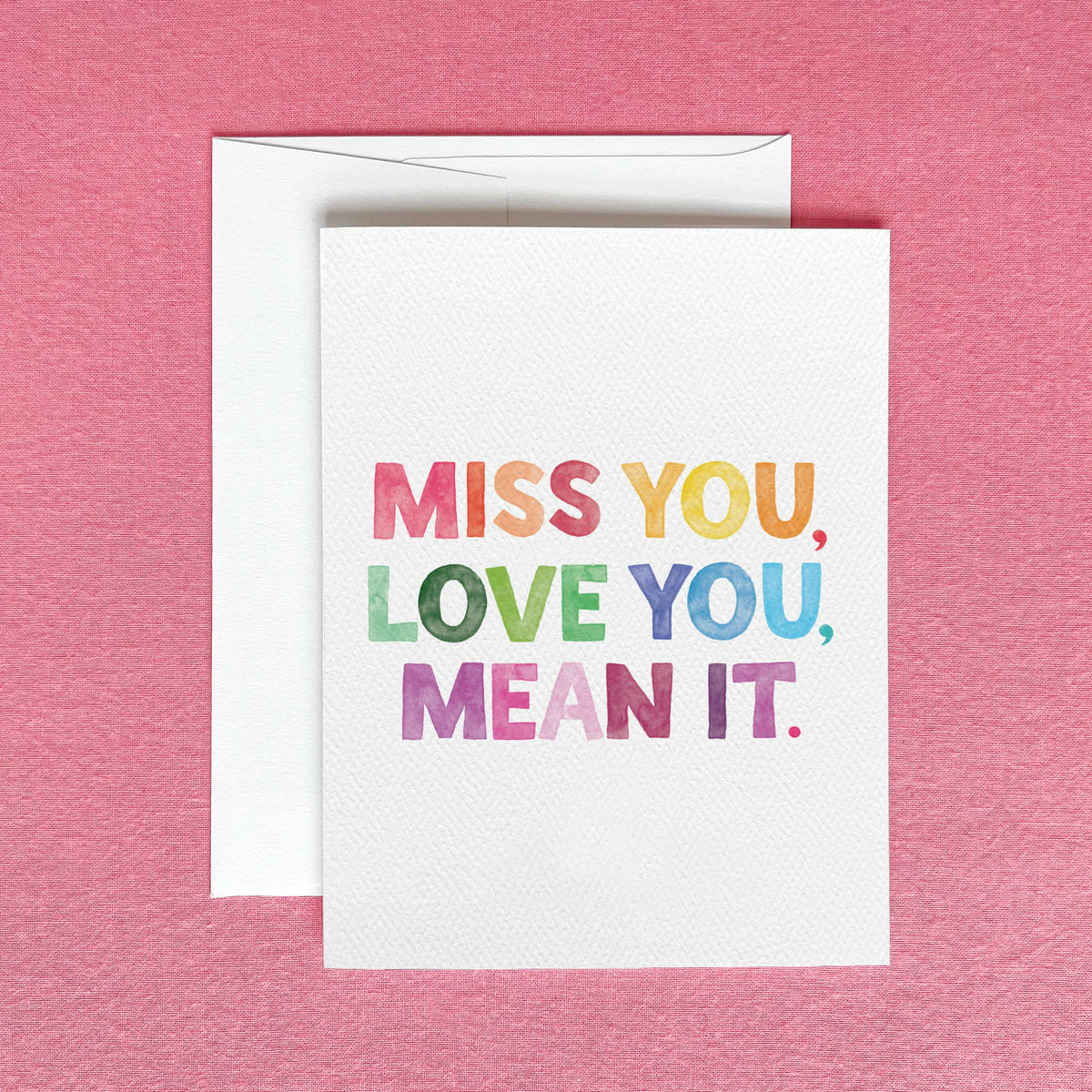 Gert & Co - Miss You, Love You Greeting Card | Galentine's Greeting Card