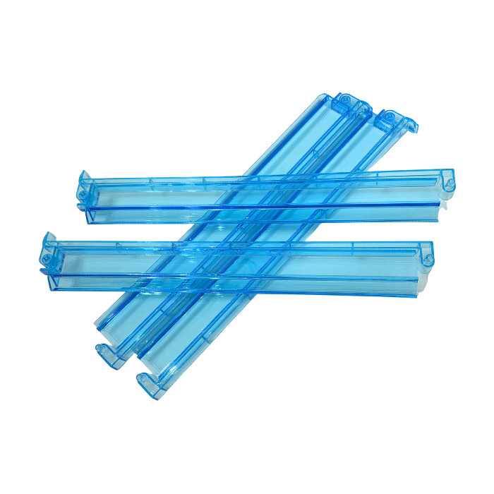 Mahjong Studios - Mahjong Rack and Pusher Set of 4 - Multi Colors Blue Purple Red Green Clear