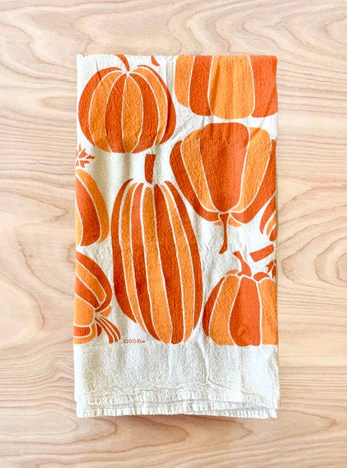 noon designs - Pumpkin Tea Towel