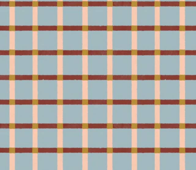 Little Man - Sleep Mask / Cornflower Plaid