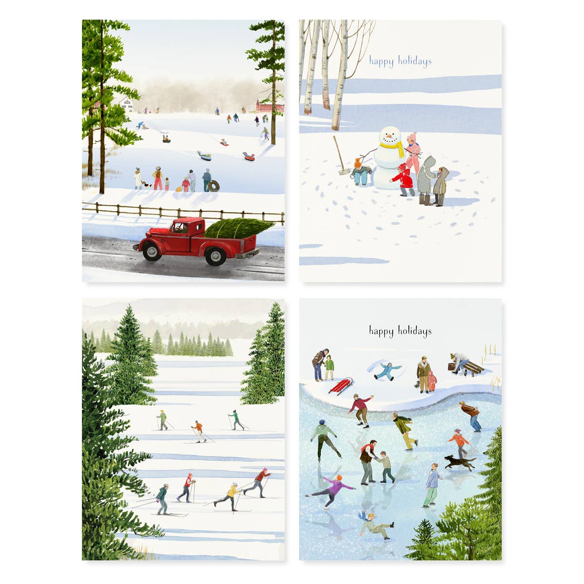 Felix Doolittle - Winter Wonderland - Note Sets - Winter Holiday Boxed Cards