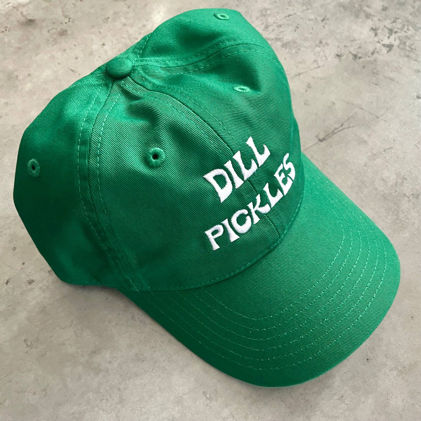 The Silver Spider - Dill Pickles Baseball Cap organic Dad Hat gifts green Foodie