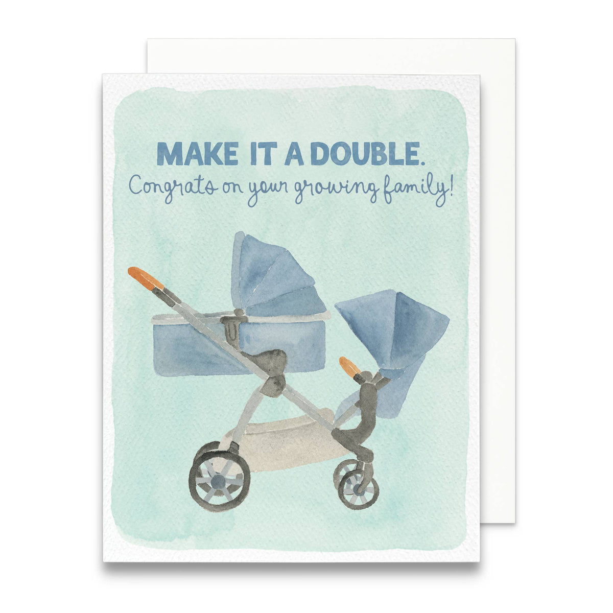 Gert & Co - Growing Family Greeting Card | Congrats on Another Baby Card