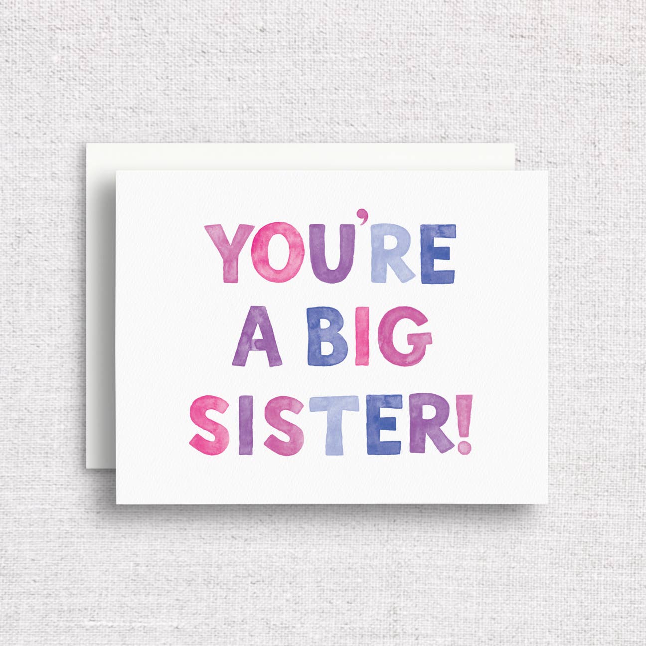 Gert & Co - Big Sister Greeting Card | Card for New Big Sister