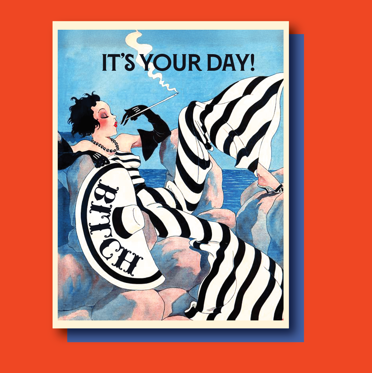 offensivedelightful - BEACH BITCH! birthday card