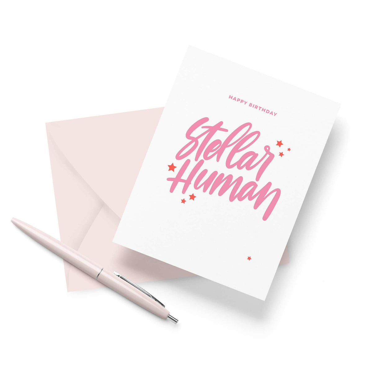 Friendly Fire Paper - Stellar  Human | Letterpress Birthday Card