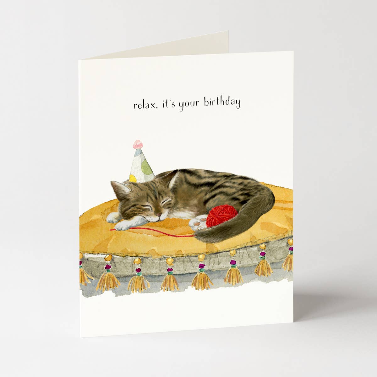 Felix Doolittle - Sleepy Birthday - Birthday Greeting Cards - Cat
