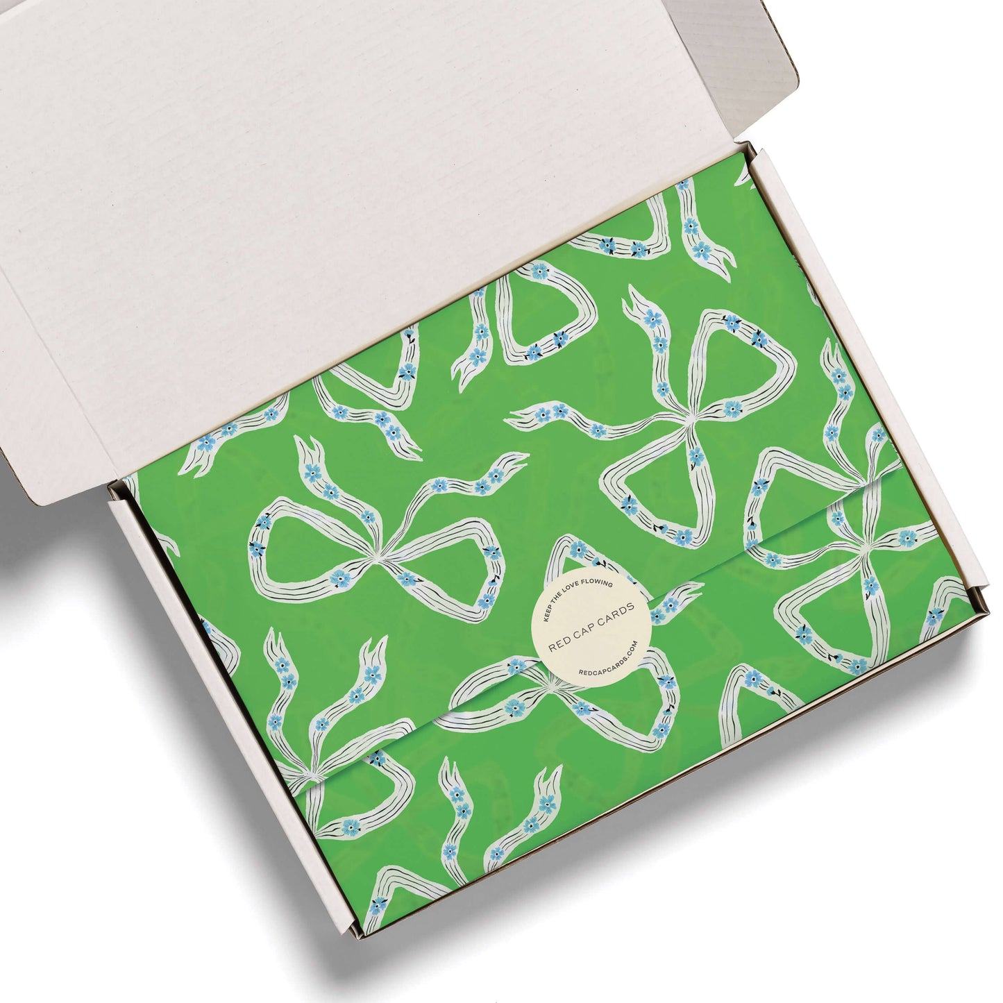 Red Cap Cards - Perfect Bow tissue paper