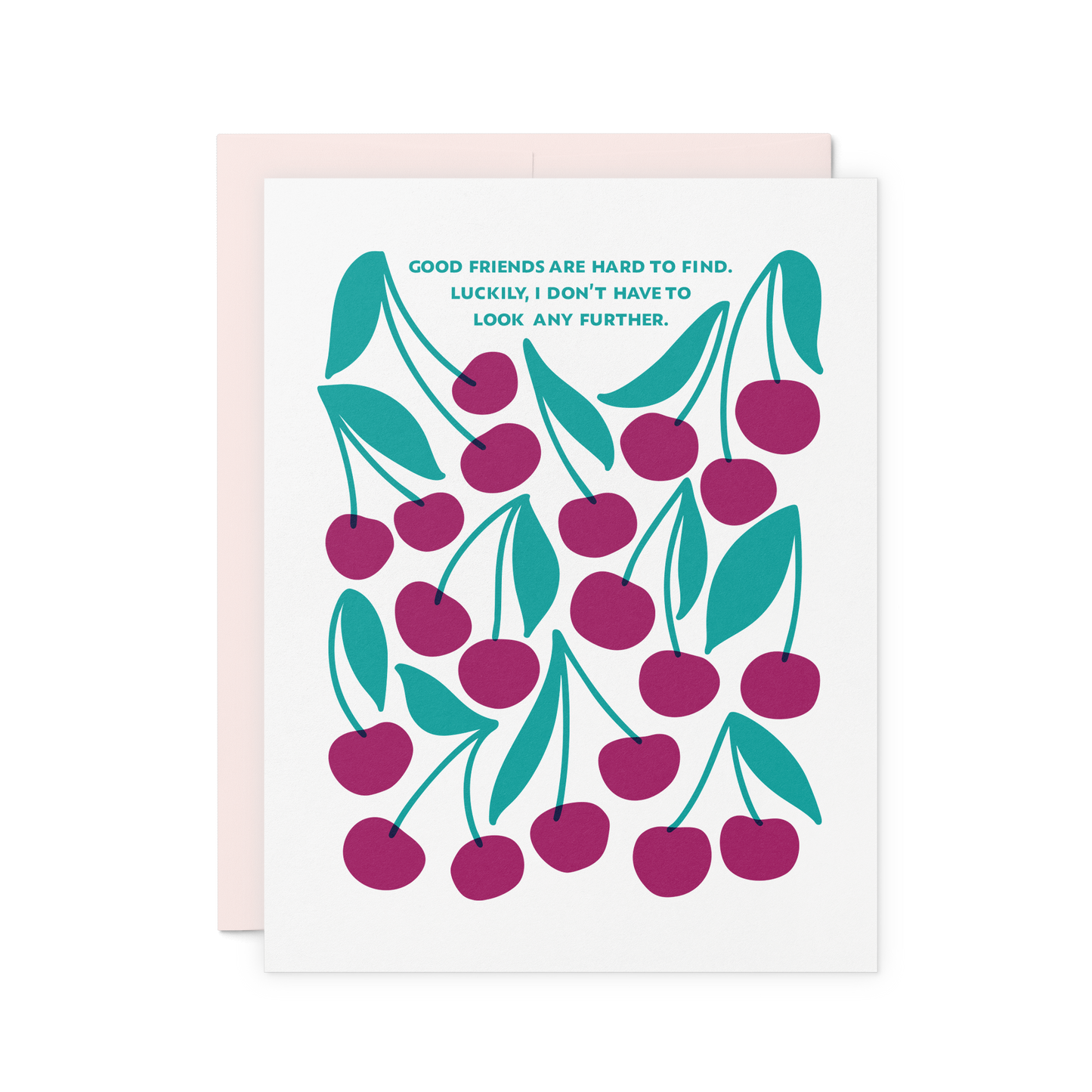 Friendly Fire Paper - Cherry on Top | Friendship Letterpress Card