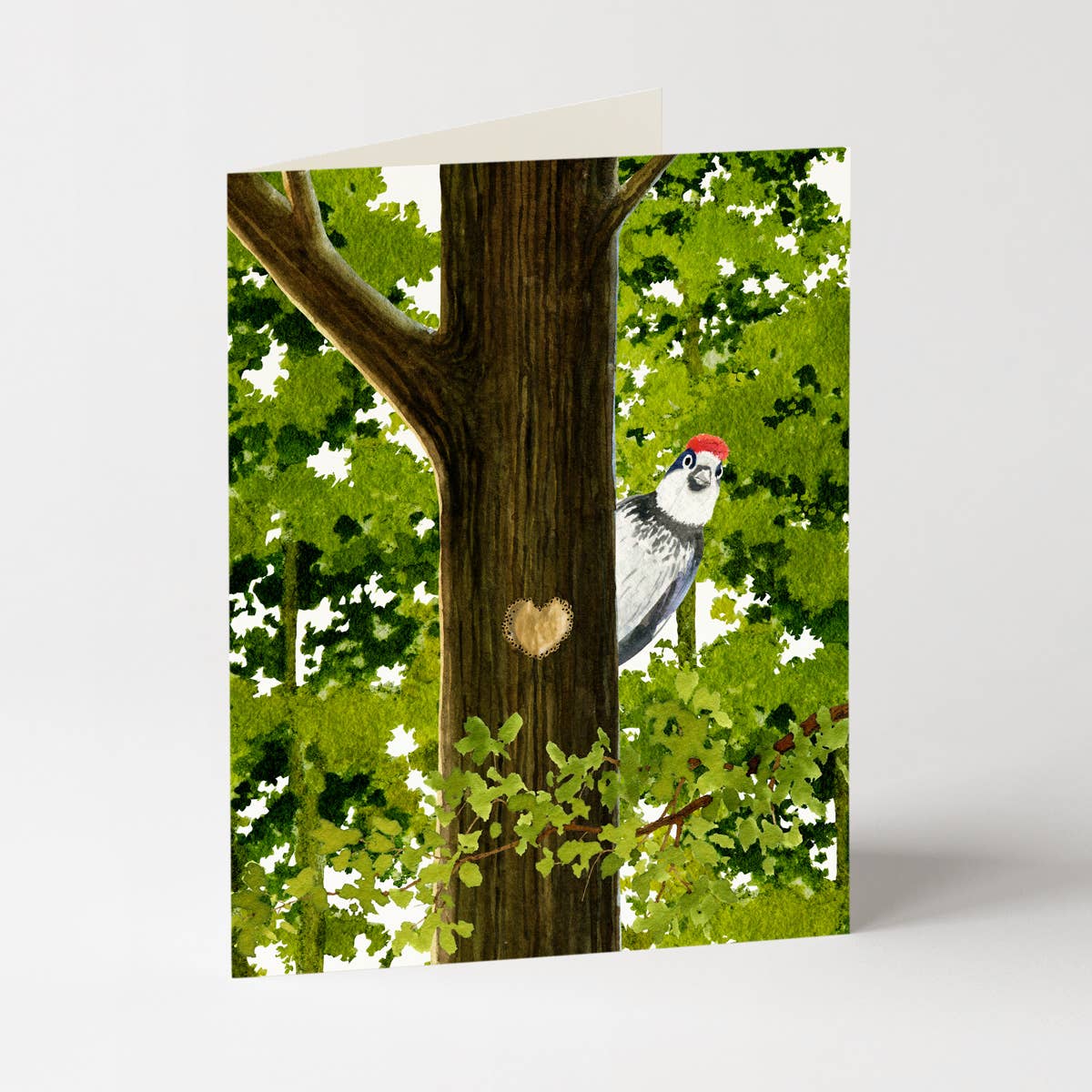 Felix Doolittle - Love Peck - Love & Friendship Greeting Cards - Woodpecker