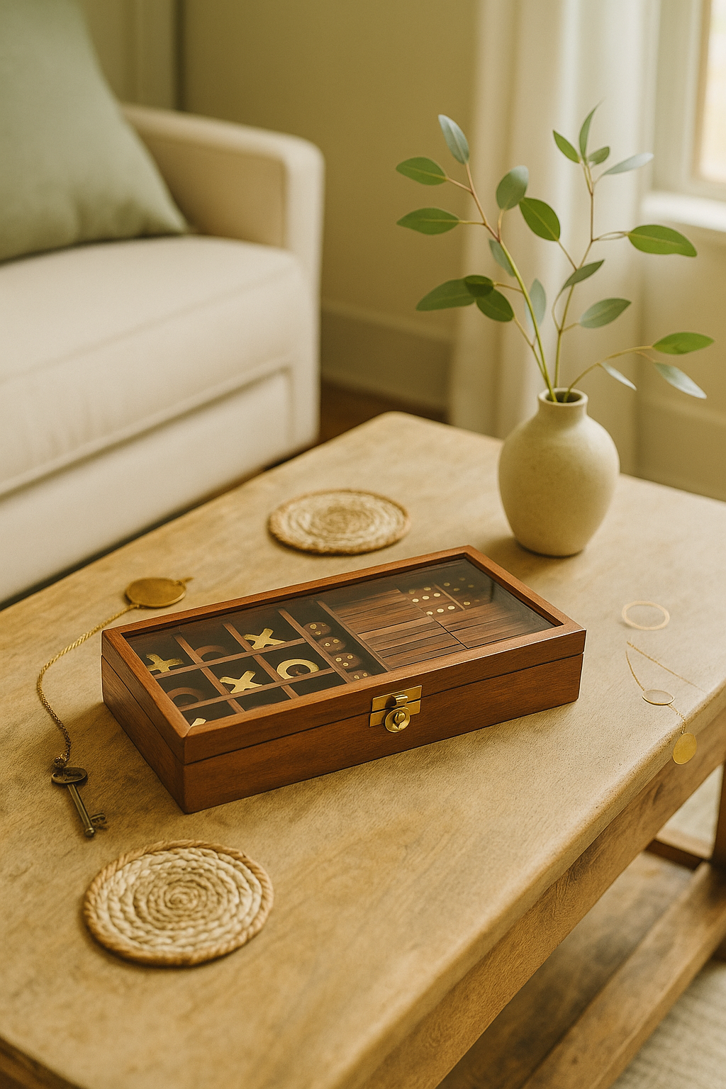 Matr Boomie Fair Trade - Rosewood 3-in-1 Game Set