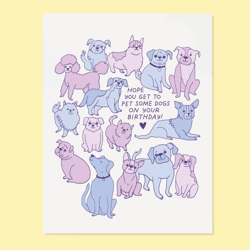 The Good Twin - Pet Some Dogs Card