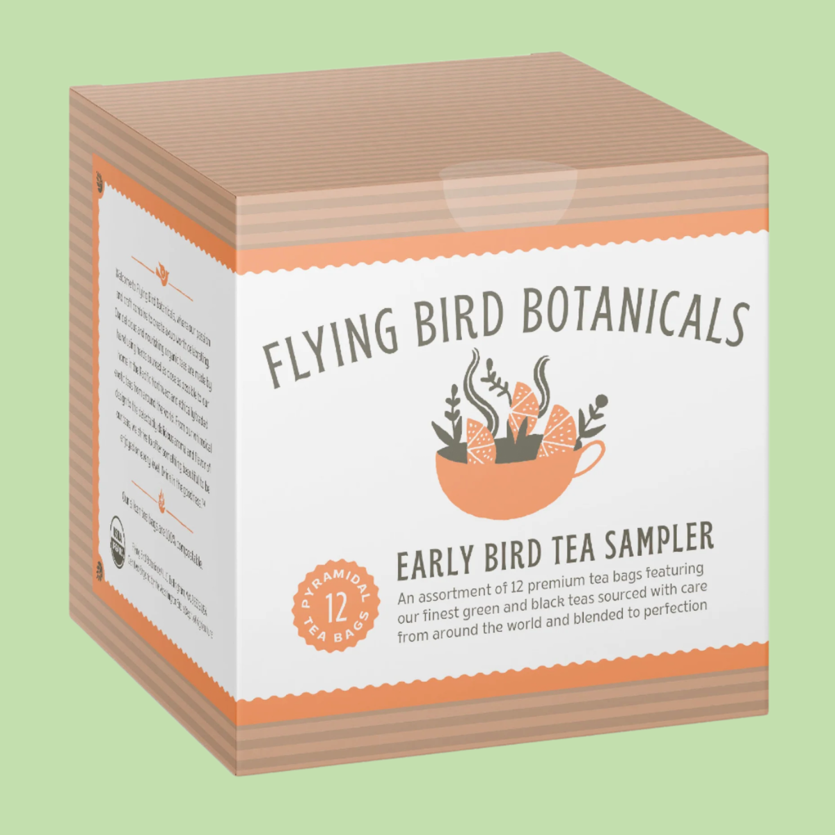 Flying Bird Botanicals - Sampler Box "Early Bird Tea Sampler" - Case of 3