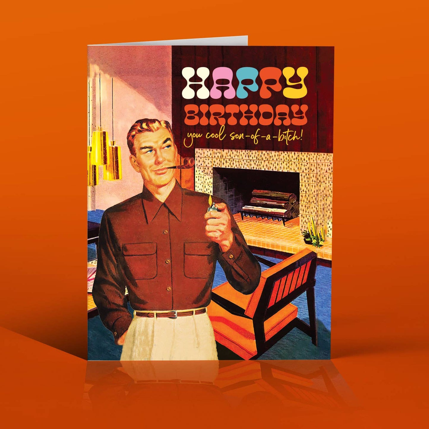 offensivedelightful - MIDCENTURY SOB BIRTHDAY card