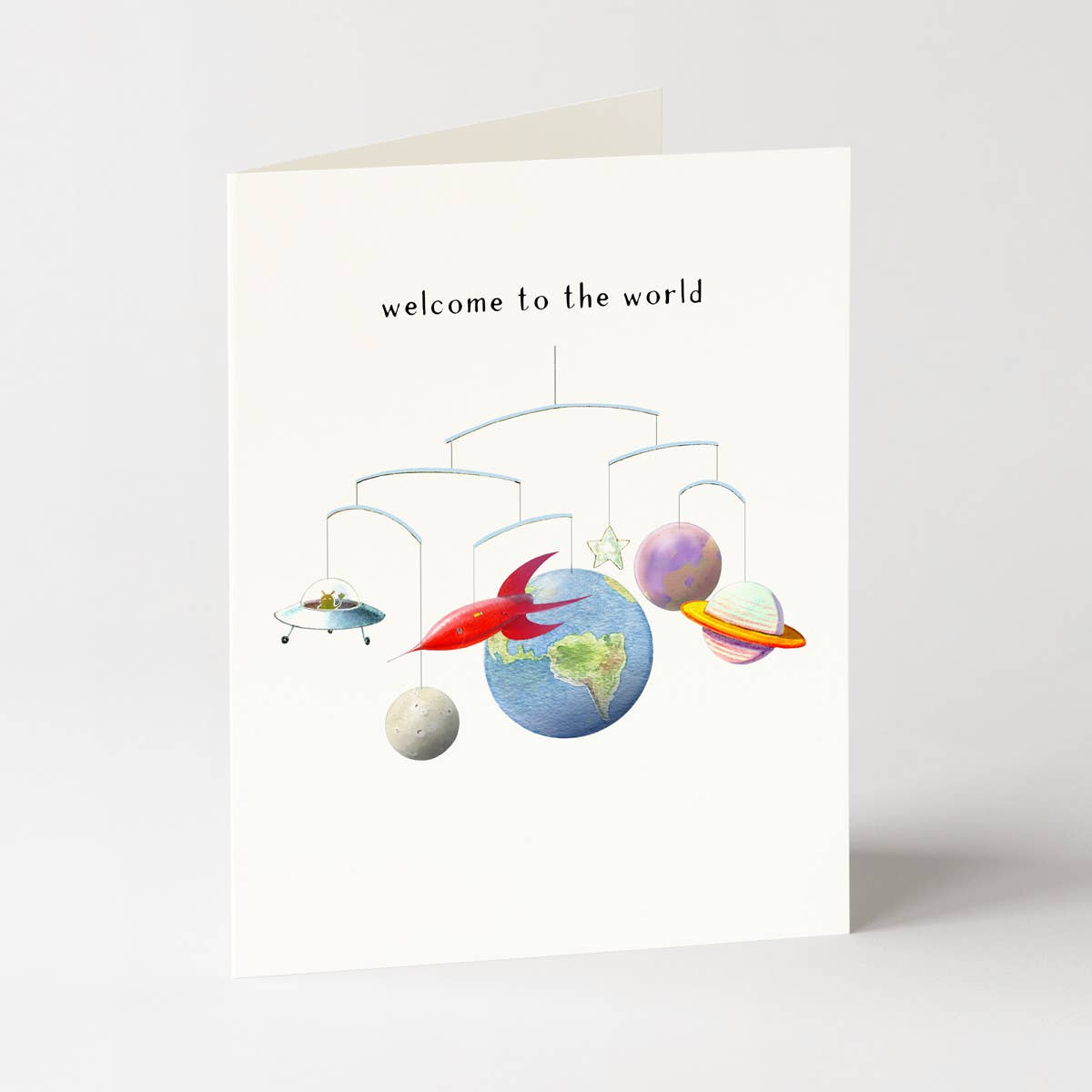 Felix Doolittle - Out of This World - Baby Greeting Cards - Planets
