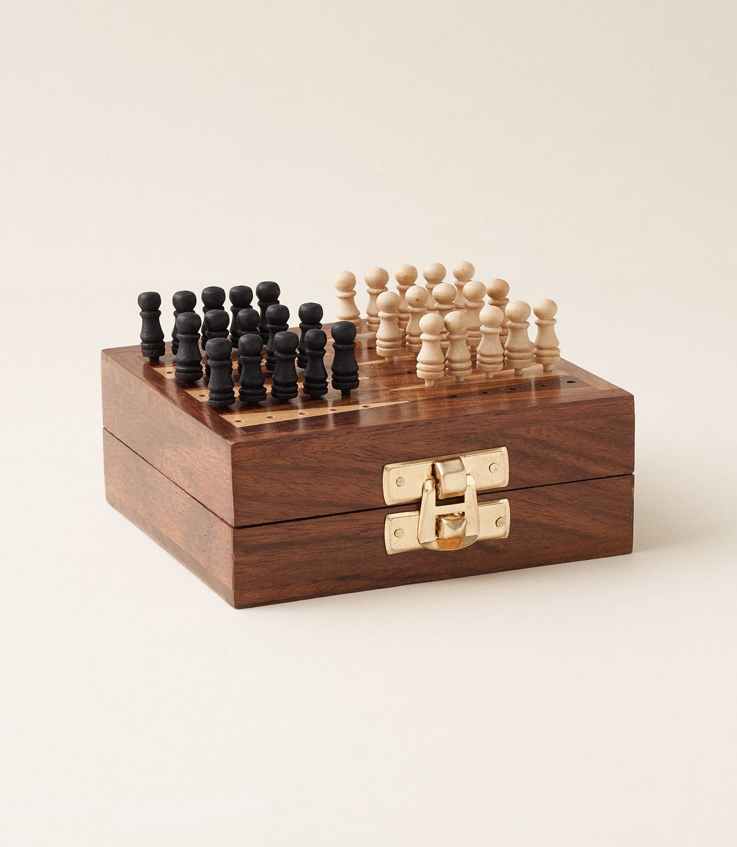 Matr Boomie Fair Trade - Mini Backgammon Travel Game Set - Handcrafted Wood