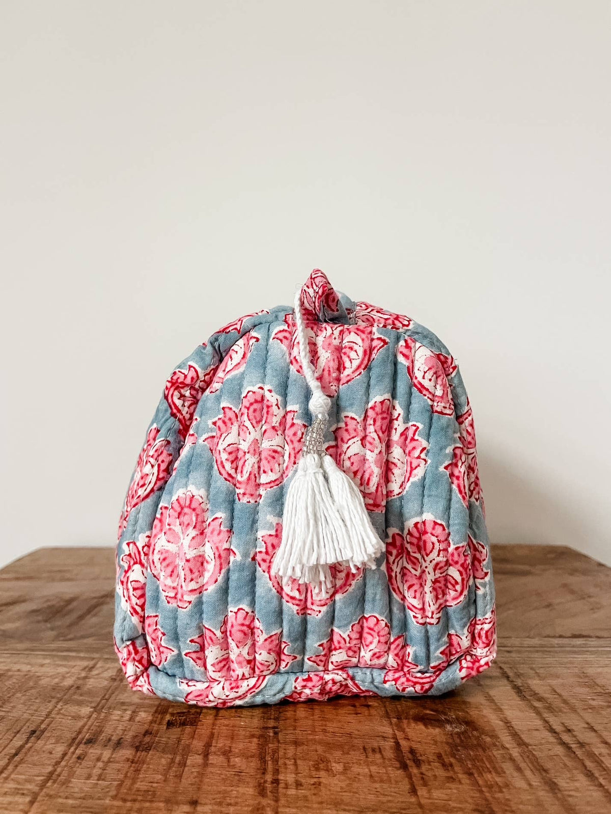 Kalyana Textiles - Dusky Rose Block Print Pouch