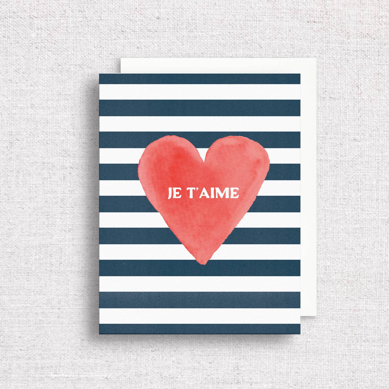 Gert & Co - Je T'aime Greeting Card | I love you in French Card