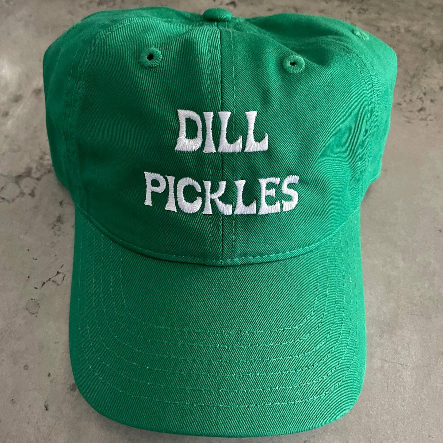 The Silver Spider - Dill Pickles Baseball Cap organic Dad Hat gifts green Foodie