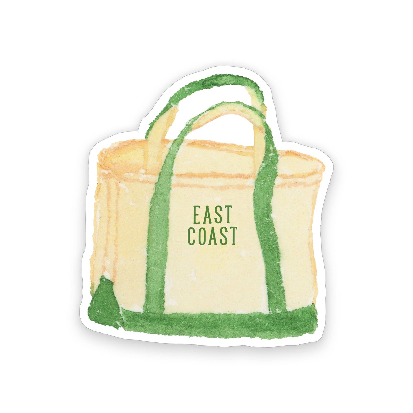 Gert & Co - East Coast Tote Bag Sticker | East Coast Sticker | 2" x 2.5"