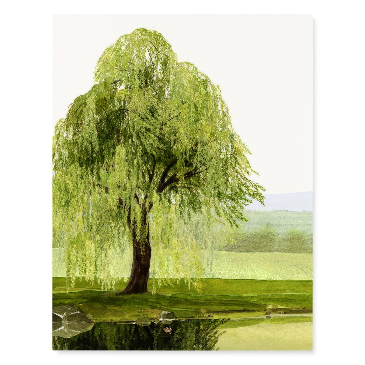 Felix Doolittle - Whispering Willow - Sympathy Greeting Cards