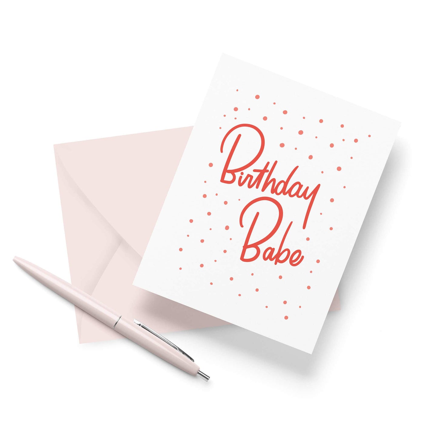 Friendly Fire Paper - Birthday Babe | Bold and Playful Letterpress Card