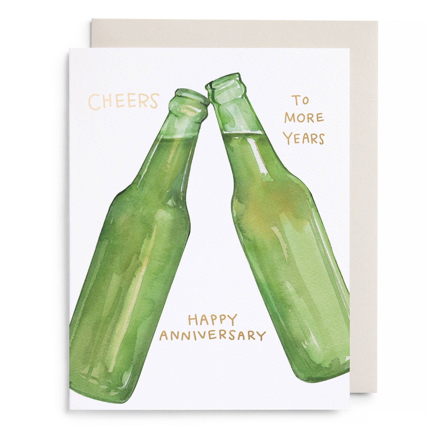 E. Frances Paper - Beer Cheers Anniversary Greeting Card