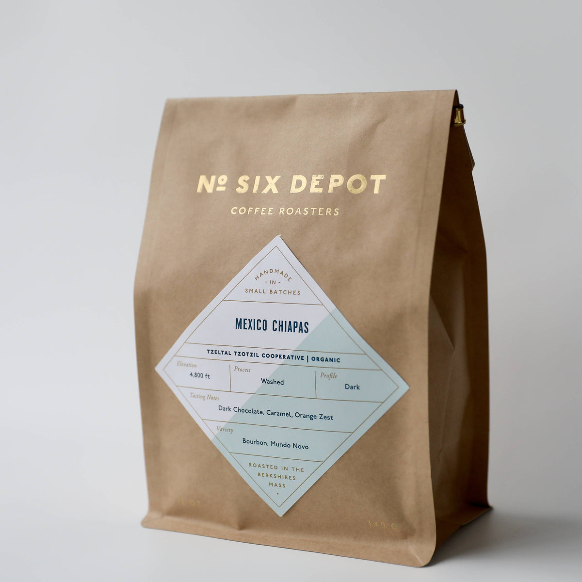No. Six Depot - Mexico Chiapas Whole Bean Coffee 12 oz