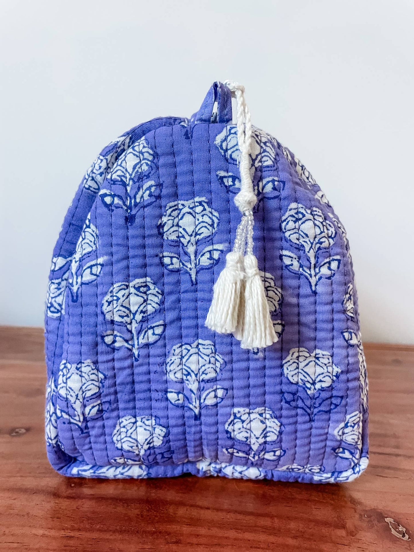 Kalyana Textiles - Iris Block Print Pouch