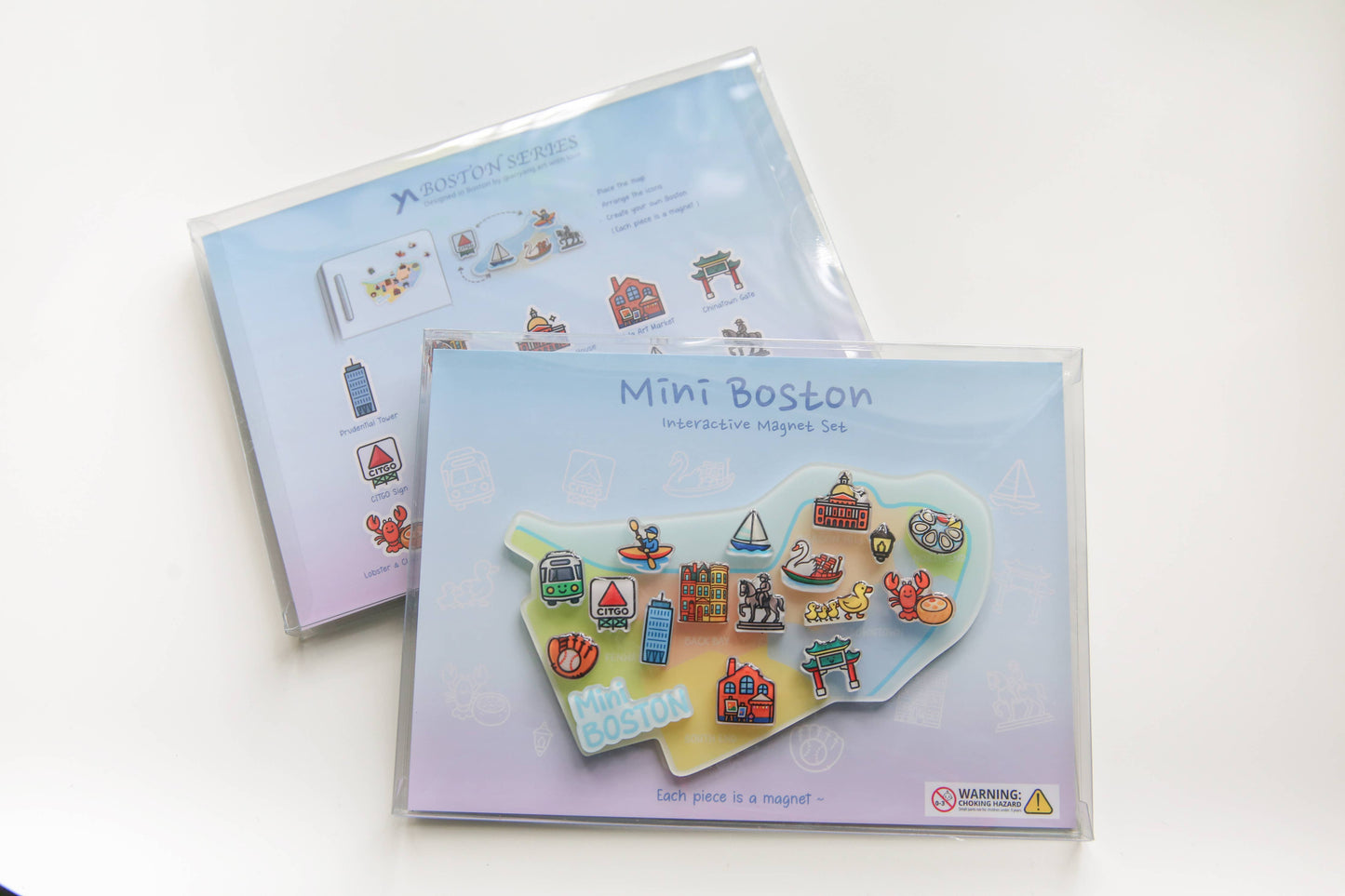 anyangART Studio - Mini Boston Interactive Fridge Magnet Set (Updated packagin)
