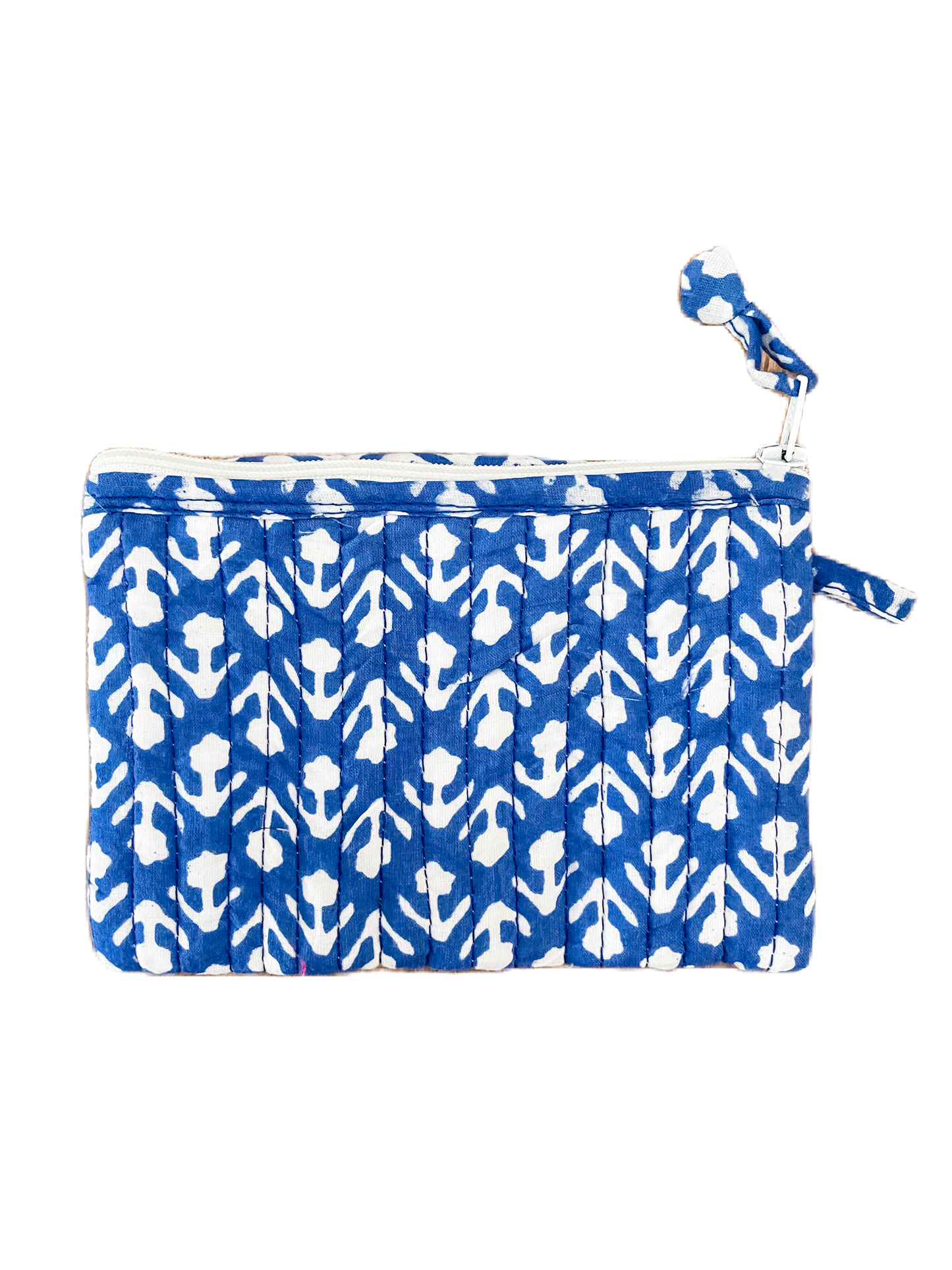 Kalyana Textiles - Petite Bloom Block Print Mini Pouch