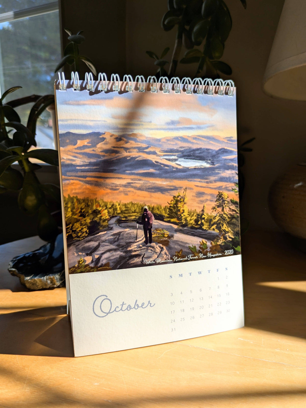 Kat Maus Haus Illustration - 2027 Desk Calendar: "A Year in New England"