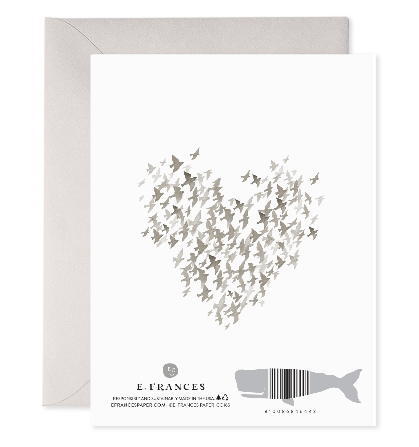 E. Frances Paper - Starlings Condolence Greeting Card